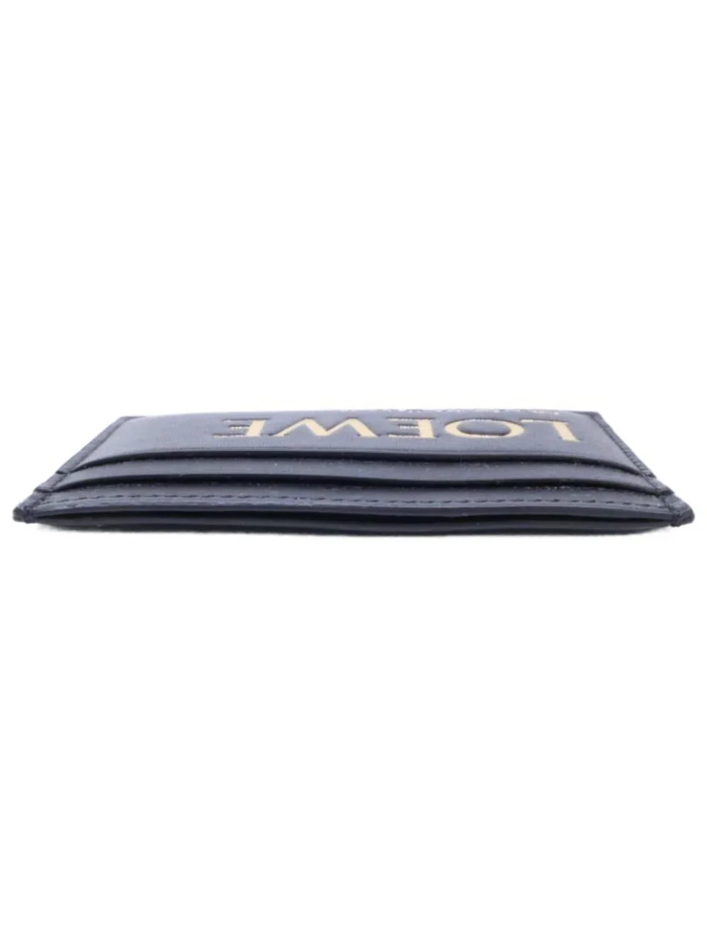 Loewe Shiny Napa Calfskin Embossed Logo Card Holder